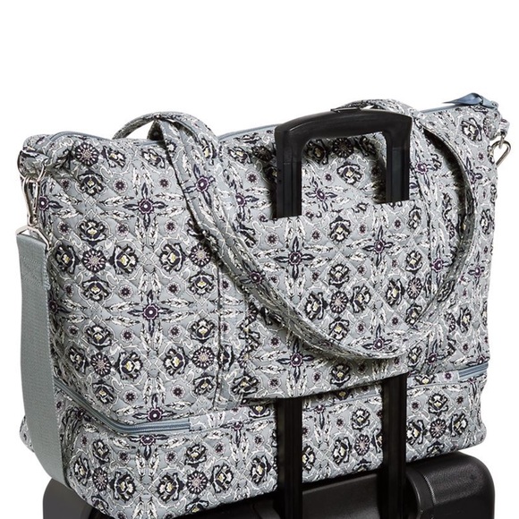 Vera Bradley Deluxe Travel Tote in Lisbon pattern - Picture 5 of 8